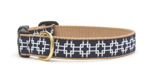 Up Country Dog Collar, Gridlock, 5/8-in x 9-15-in