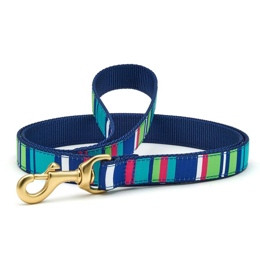 Up Country Dog Leash, Sutton Stripe, 5/8-in x 4-ft