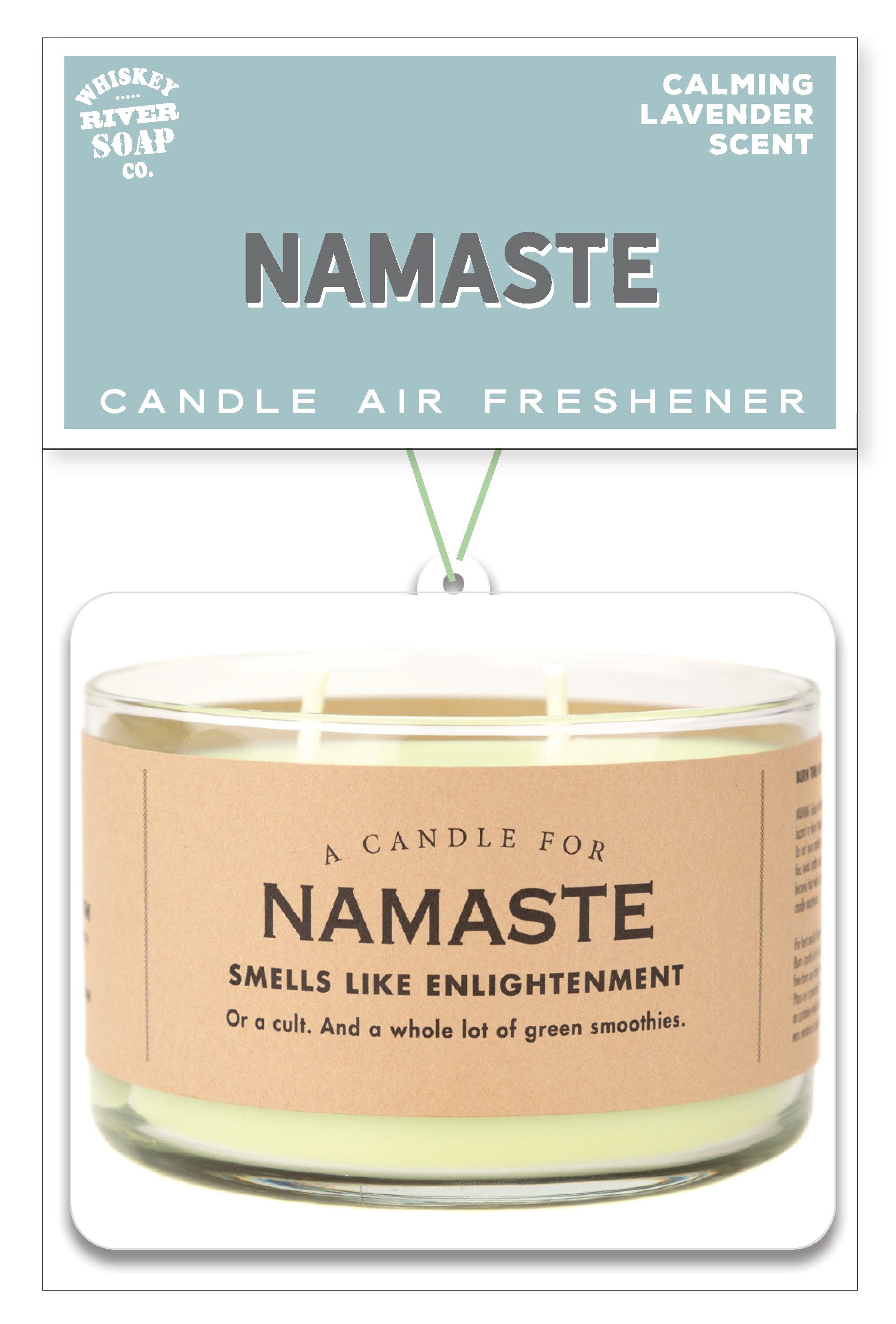 Whiskey River Soap Co. Namaste Candle Air Freshener