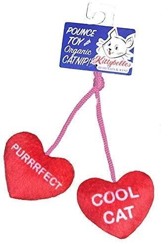 Huxley & Kent Kittybelles Heart Strings Valentine Catnip Cat Toy