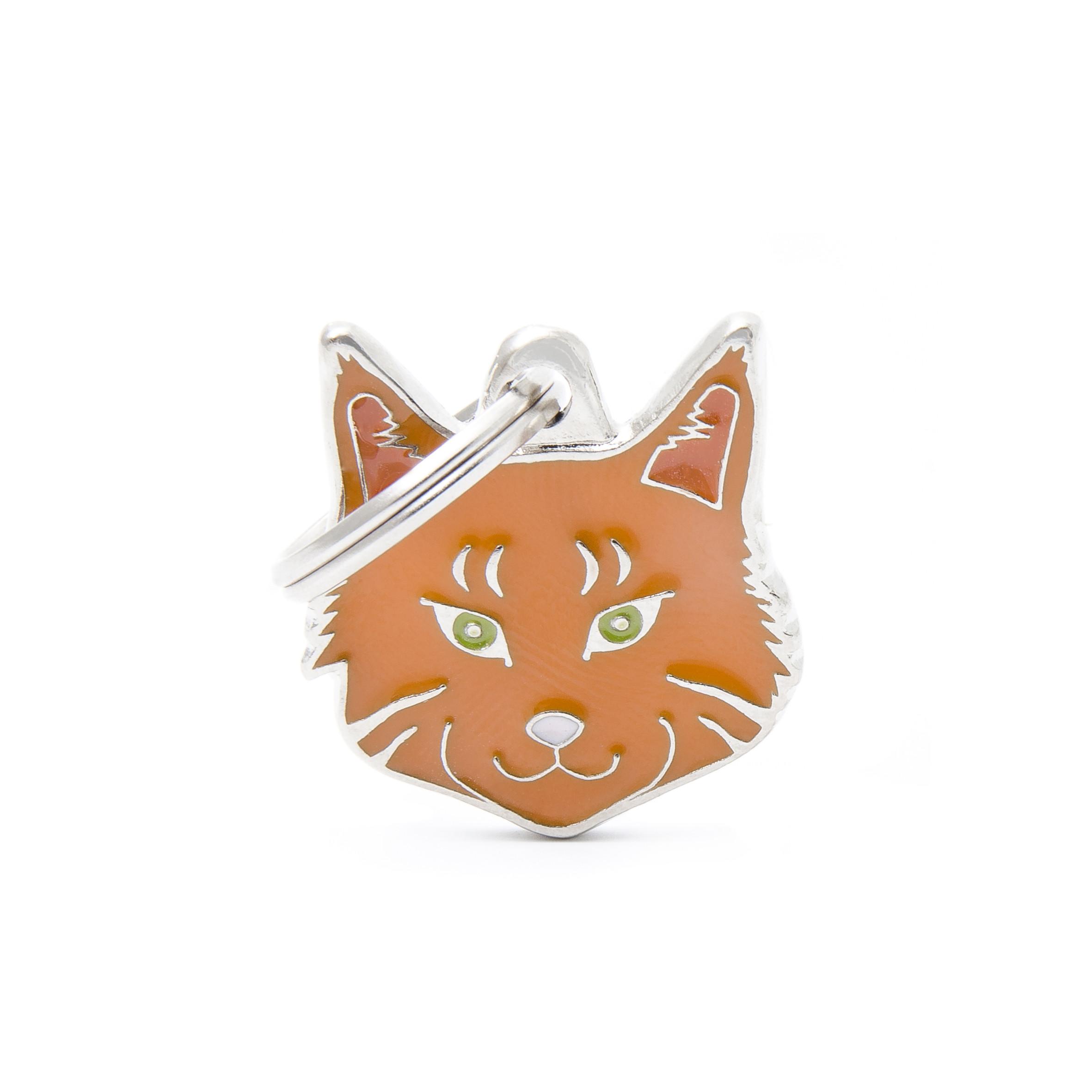 MyFamily Friends Maine Coon Pet ID Tag, Red, Medium (Size: Medium)