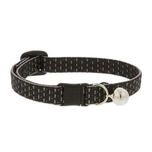 Lupine Pet Eco Safety Collar with Bell for Cats, Charcoal, 1/2-in x 8-12-in (Size: 1/2-in x 8-12-in)