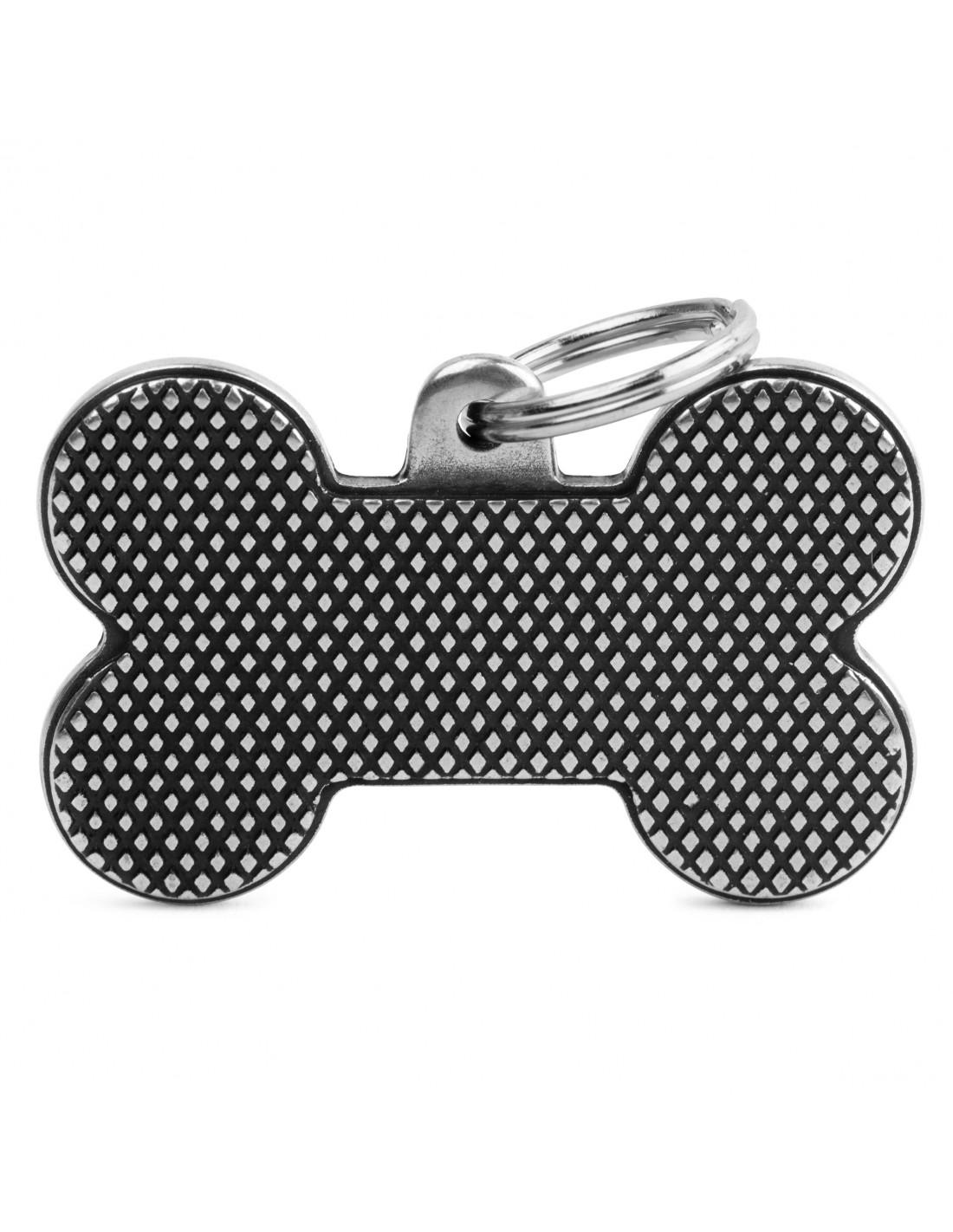 MyFamily Bronx Bone Rhombus Pet ID Tag, X-Large