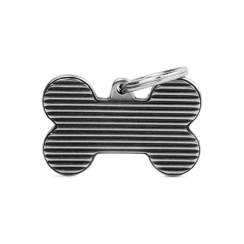 MyFamily Bronx Bone Shutter Pet ID Tag