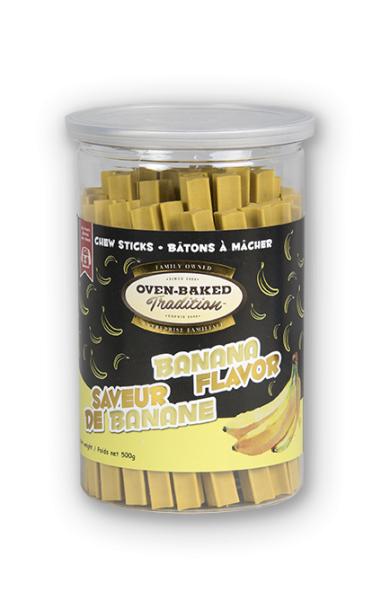 Oven-Baked Tradition Bâtonnets à mâcher Friandises pour chiens à la banane, 200 grammes