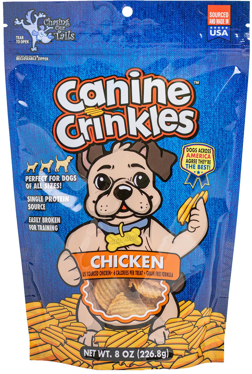 Chasing Our Tails Canine Crinkles Chicken Dog Treats