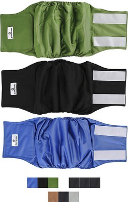 Pet Parents Belly Band Male Dog Wrap, 3-pack, Gentlemen, X-Large