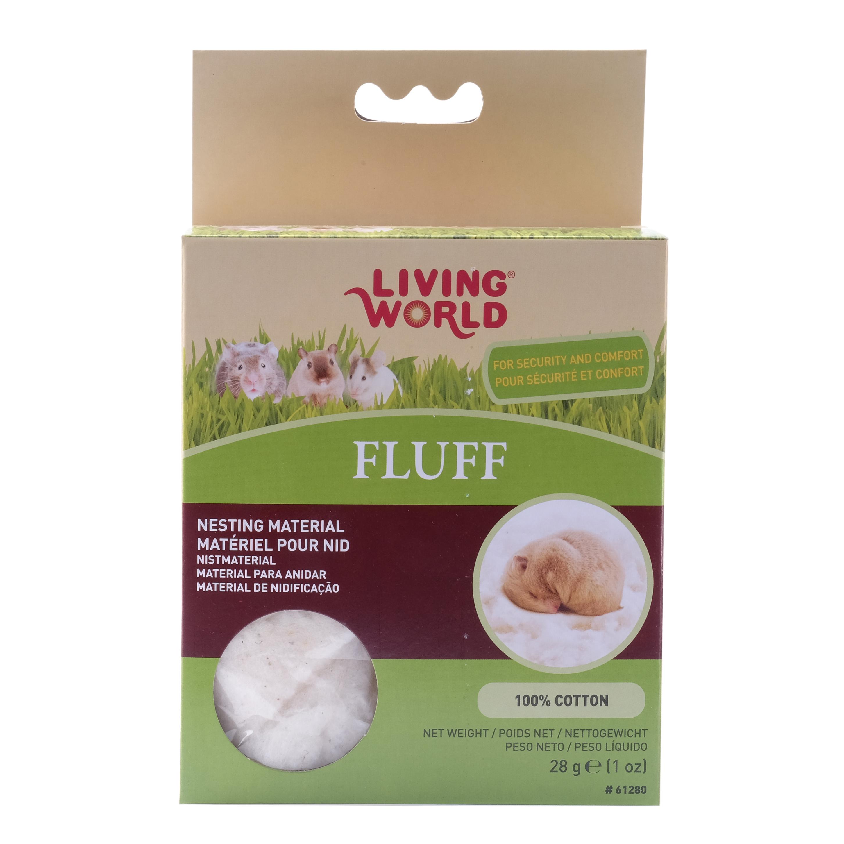 Living World Fluff Cotton Bedding for Hamsters