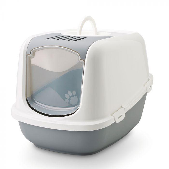 Savic Nestor Cat Litter Box, Grey, Jumbo