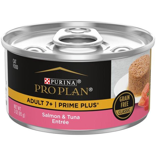 Purina Pro Plan PRIME PLUS Classic Salmon & Tuna Entree Senior Adult 7+ Wet Cat Food