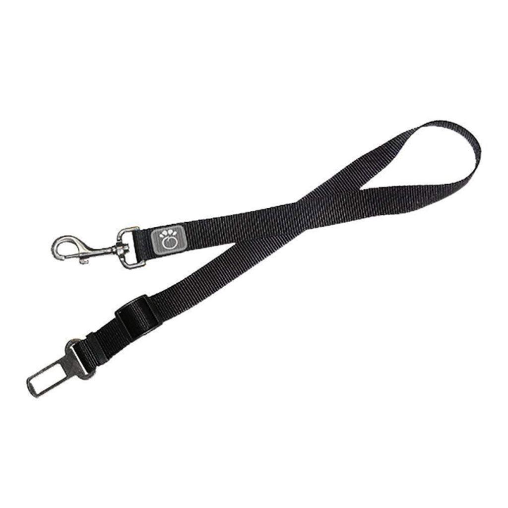 GF Pet Seat Belt Tether for Pets, Black, 20-30-in