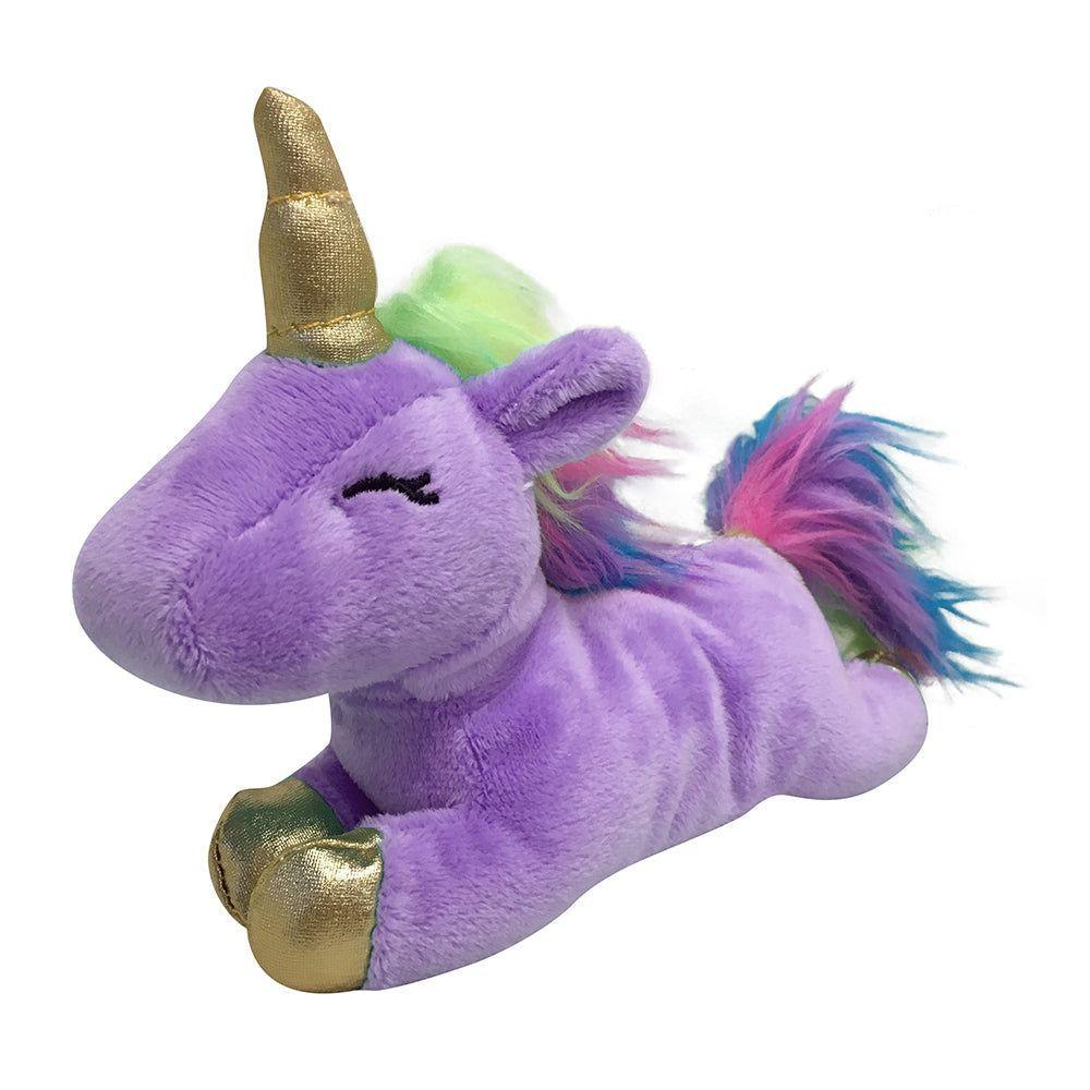 foufouBRANDS Unicorn Plush Dog Toy, Lilac