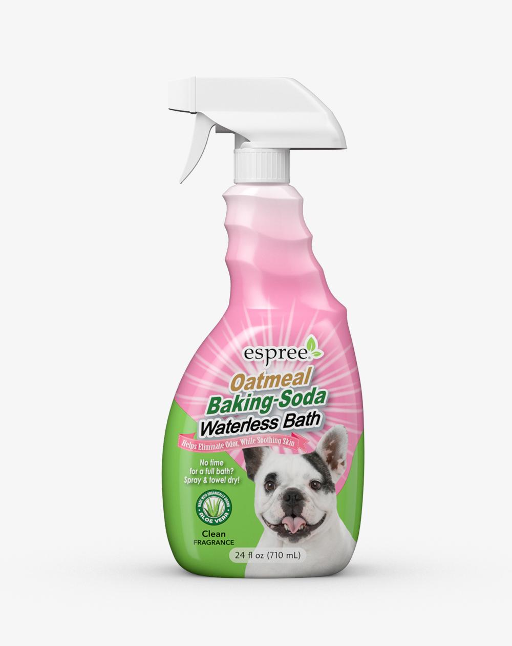 Espree Baignade sans eau à l'avoine et bicarbonate pour chiens, 24 oz