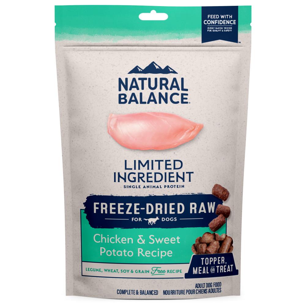 Natural Balance Limited Ingredient Chicken & Sweet Potato Recipe Freeze-Dried Raw Dog Food