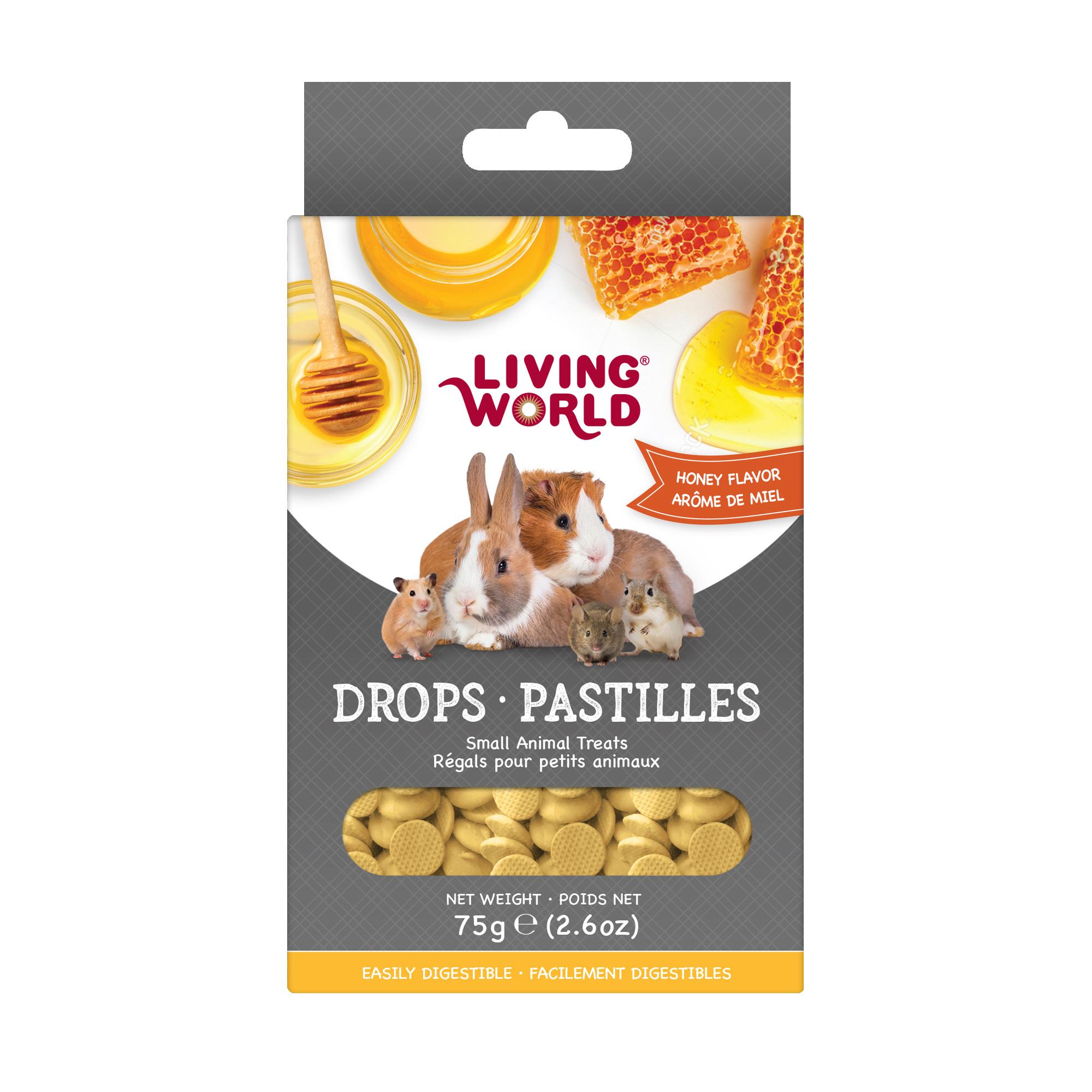 Living World Drops Honey Flavor Small Animal Treats