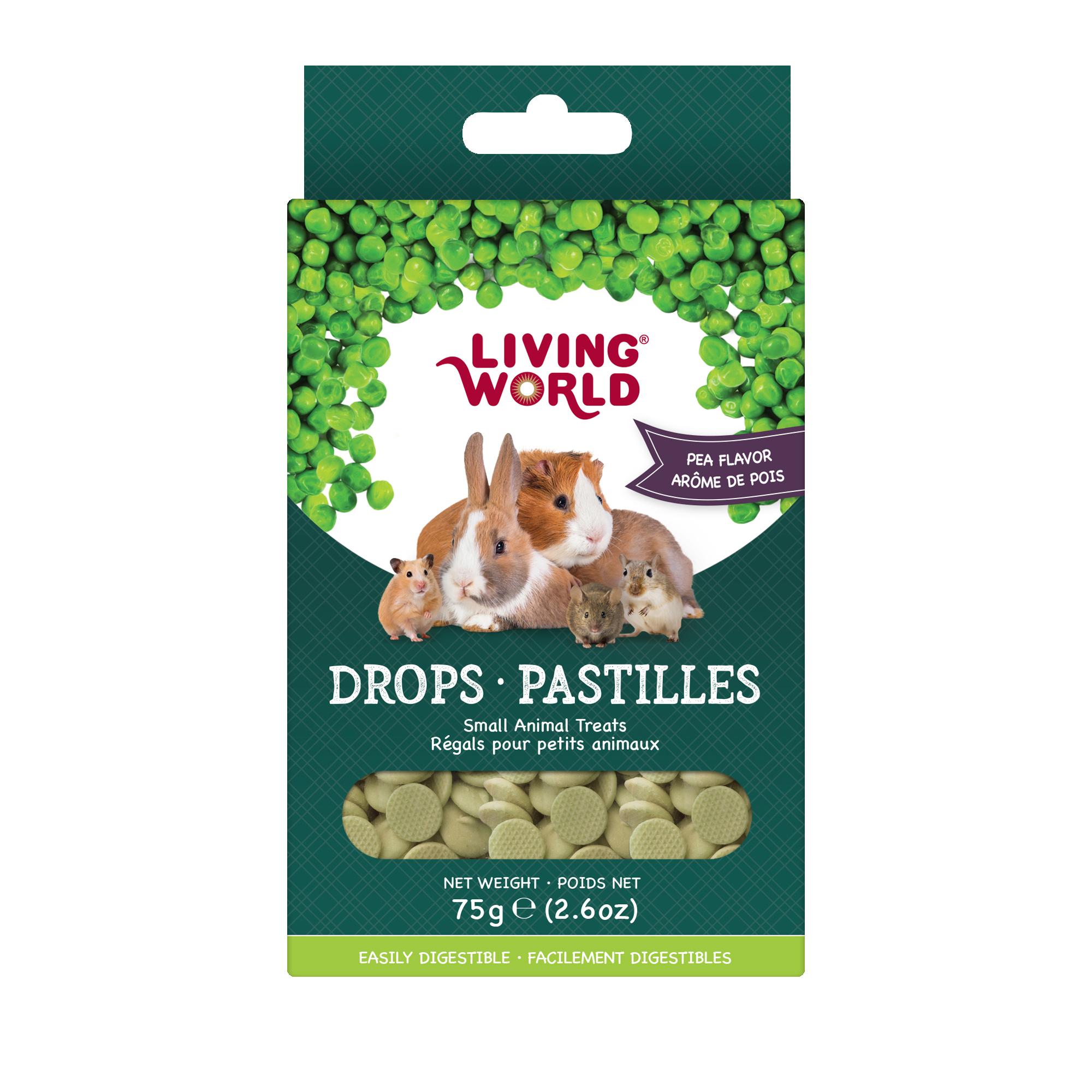 Living World Drops Pea Flavor Small Animal Treats