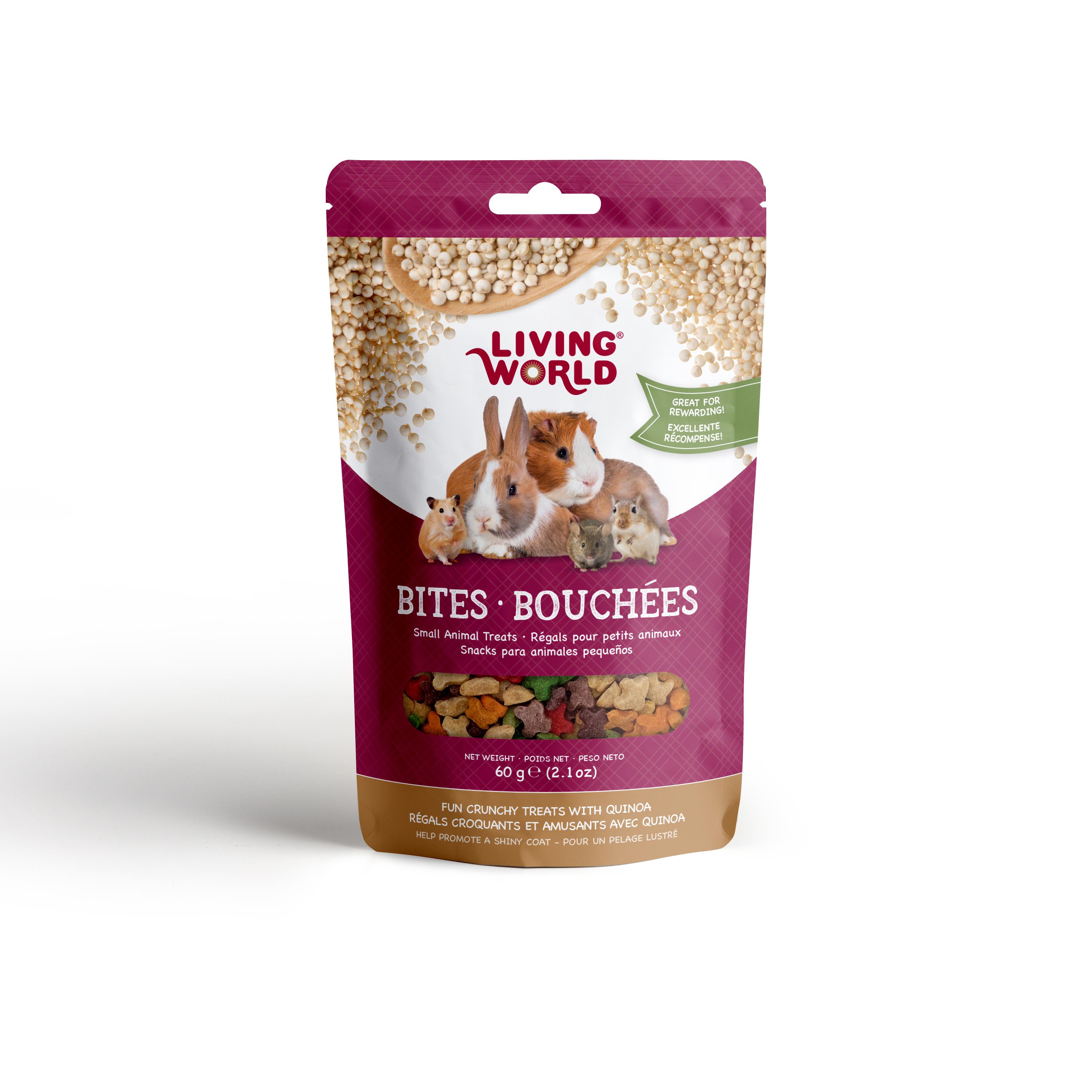 Living World Bites with Quinoa Small Animal Treats
