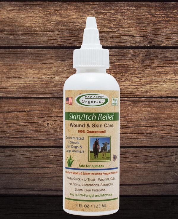Mad About Organics Skin & Itch Relief for Dogs & Large Animals