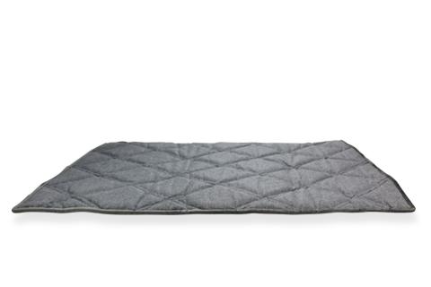BeOneBreed Upturn Dog Mat, Dark Gray, Small
