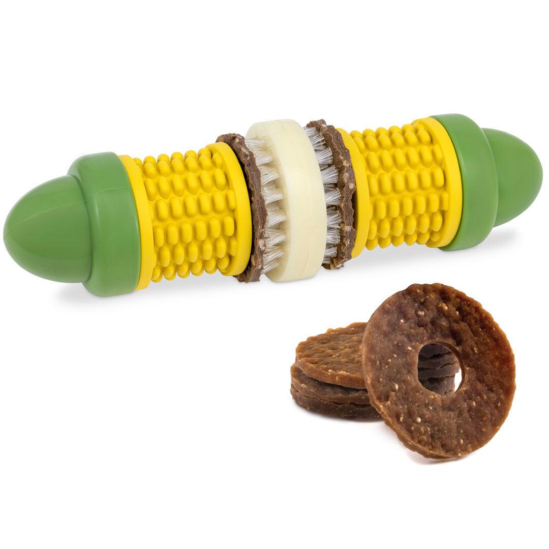 PetSafe Busy Buddy Cravin' Corncob Treat Holding Dog Toy, Small/Medium