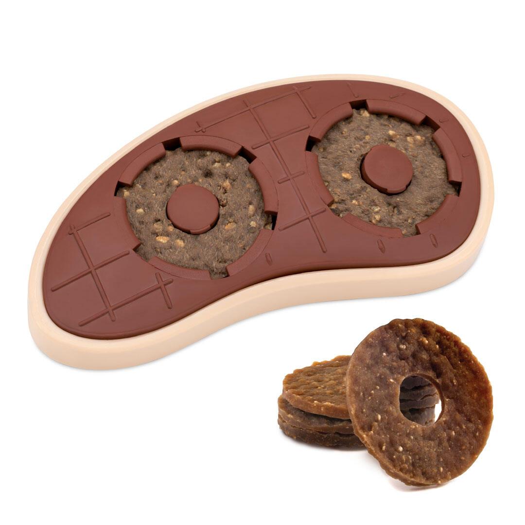 PetSafe Busy Buddy Slab o' Sirloin Treat Holding Dog Toy, Medium/Large