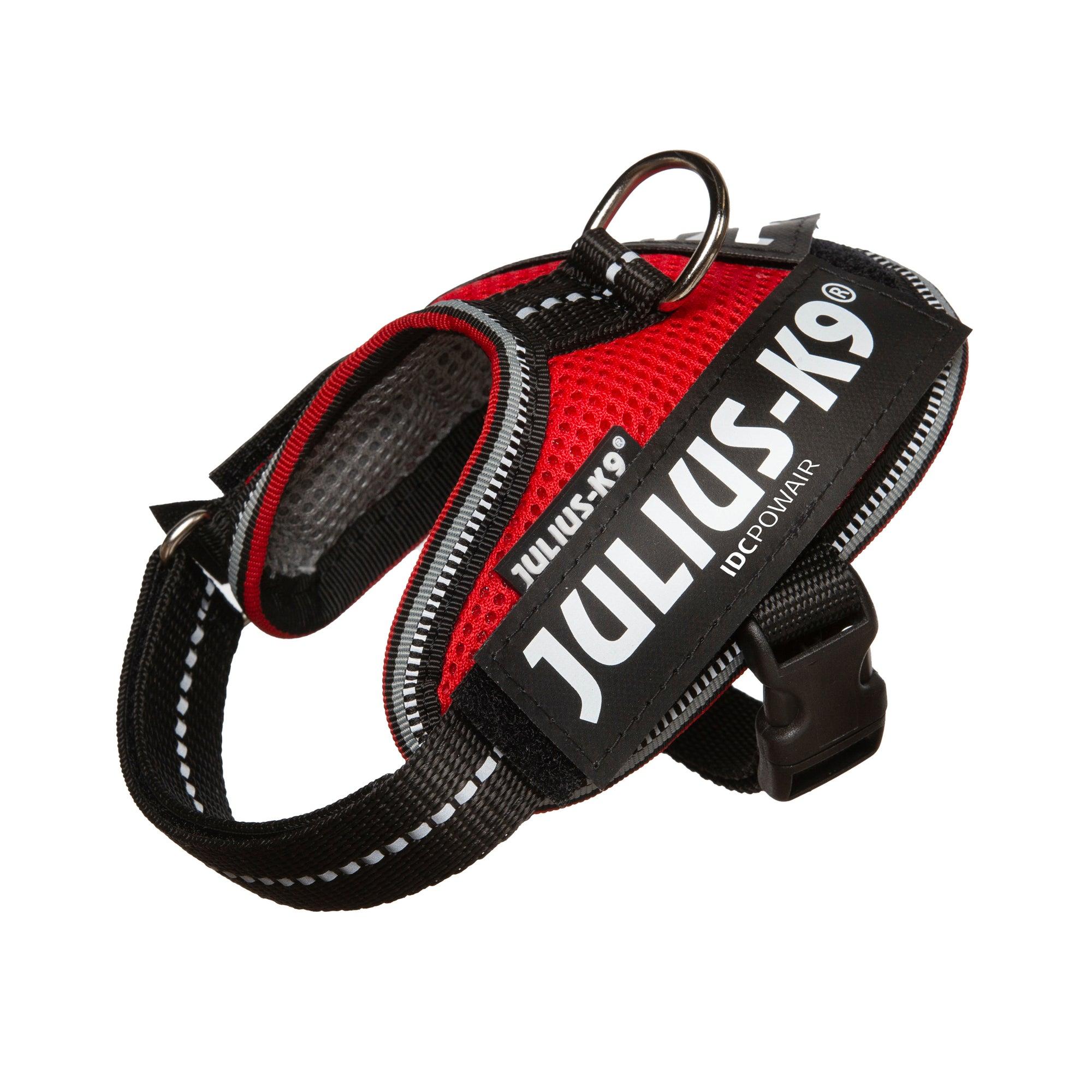 Julius-K9 IDC Powair Dog Harness, Red, Medium