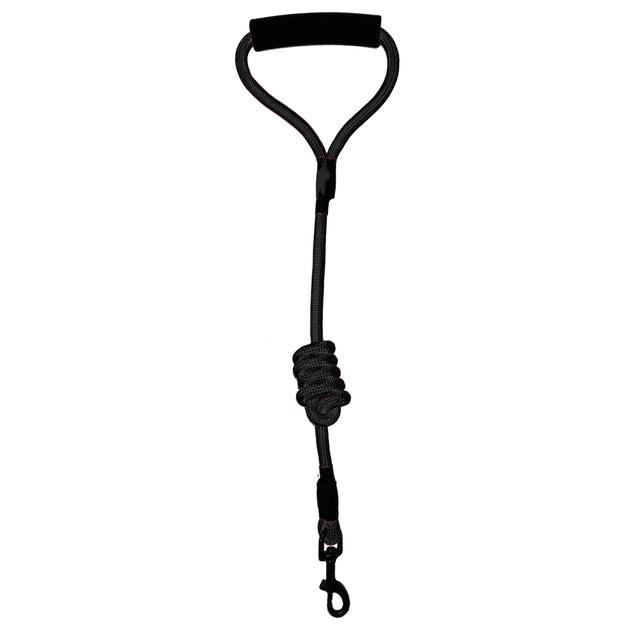 Dogline Round Nylon Dog Leash, Black