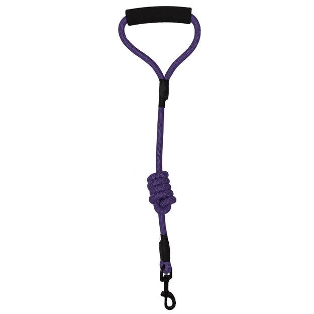 Dogline Round Nylon Dog Leash, Purple