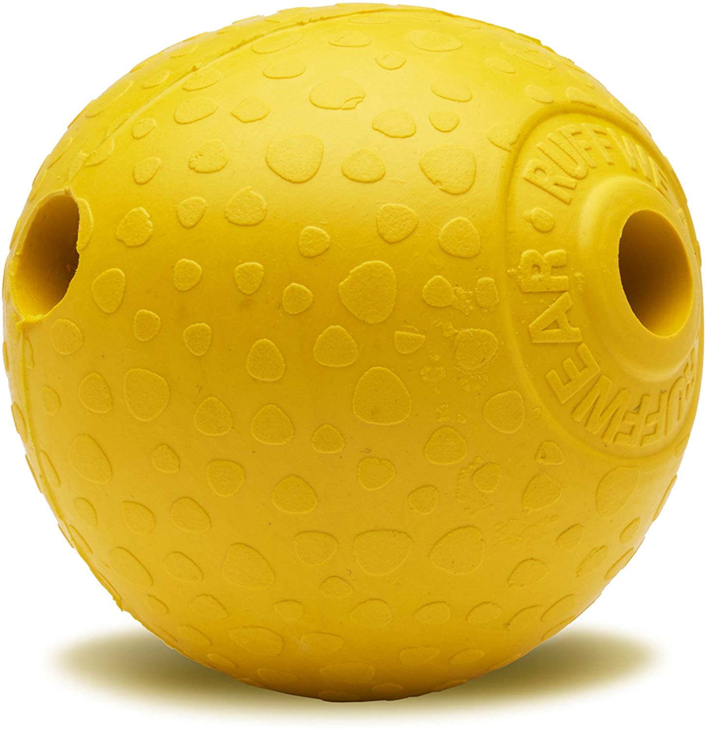 Ruffwear Huckama Rubber Throw Dog Toy, Dandelion Yellow (**)