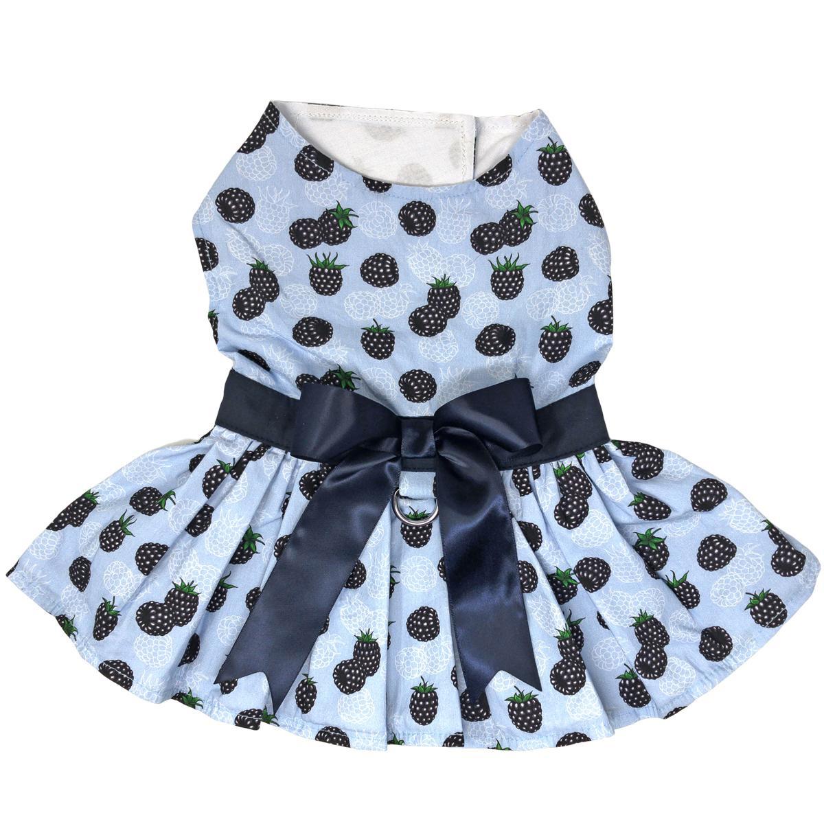 Doggie Design Dog Dress, Blackberries, X-Large