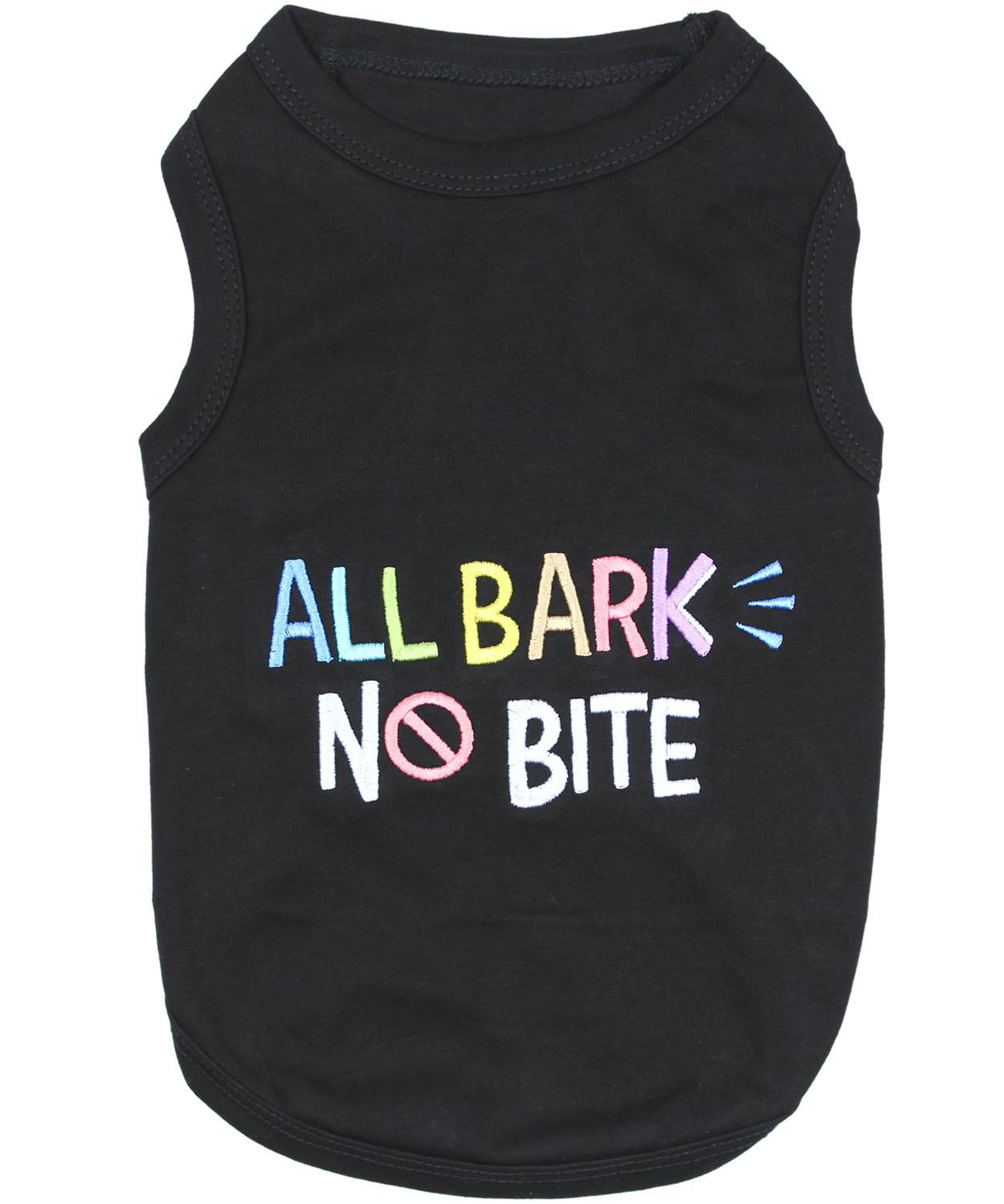Parisian Pet All Bark No Bite Dog T-Shirt, X-Small