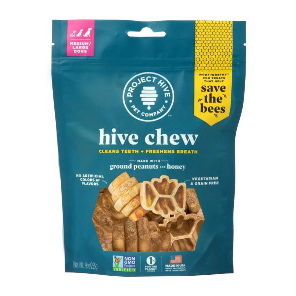 Project Hive Pet Company Hive Chew Treats for Medium to Large Dogs