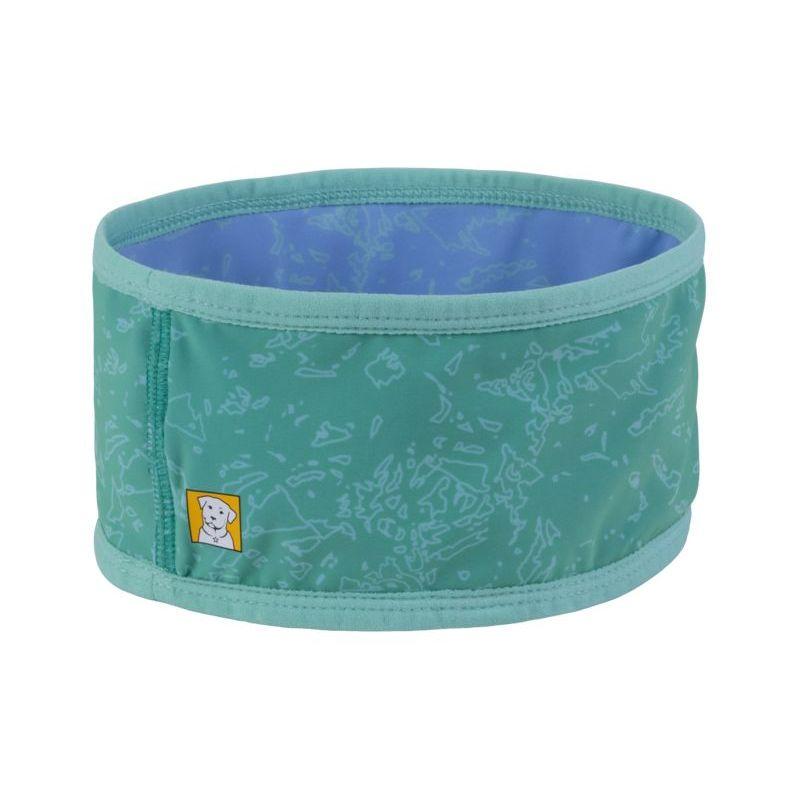 Ruffwear Swamp Cooler Neck Gaiter for Dogs, Aurora Teal/Heliotrope Purple, Medium