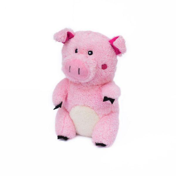 ZippyPaws Cheeky Chumz Pig Dog Toy, Medium