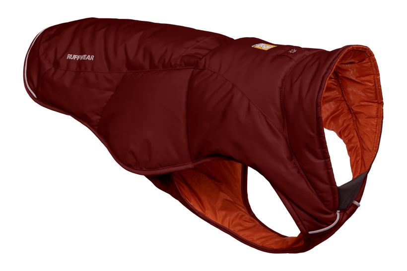 Ruffwear Quinzee Dog Jacket, Fired Brick, Medium (**)