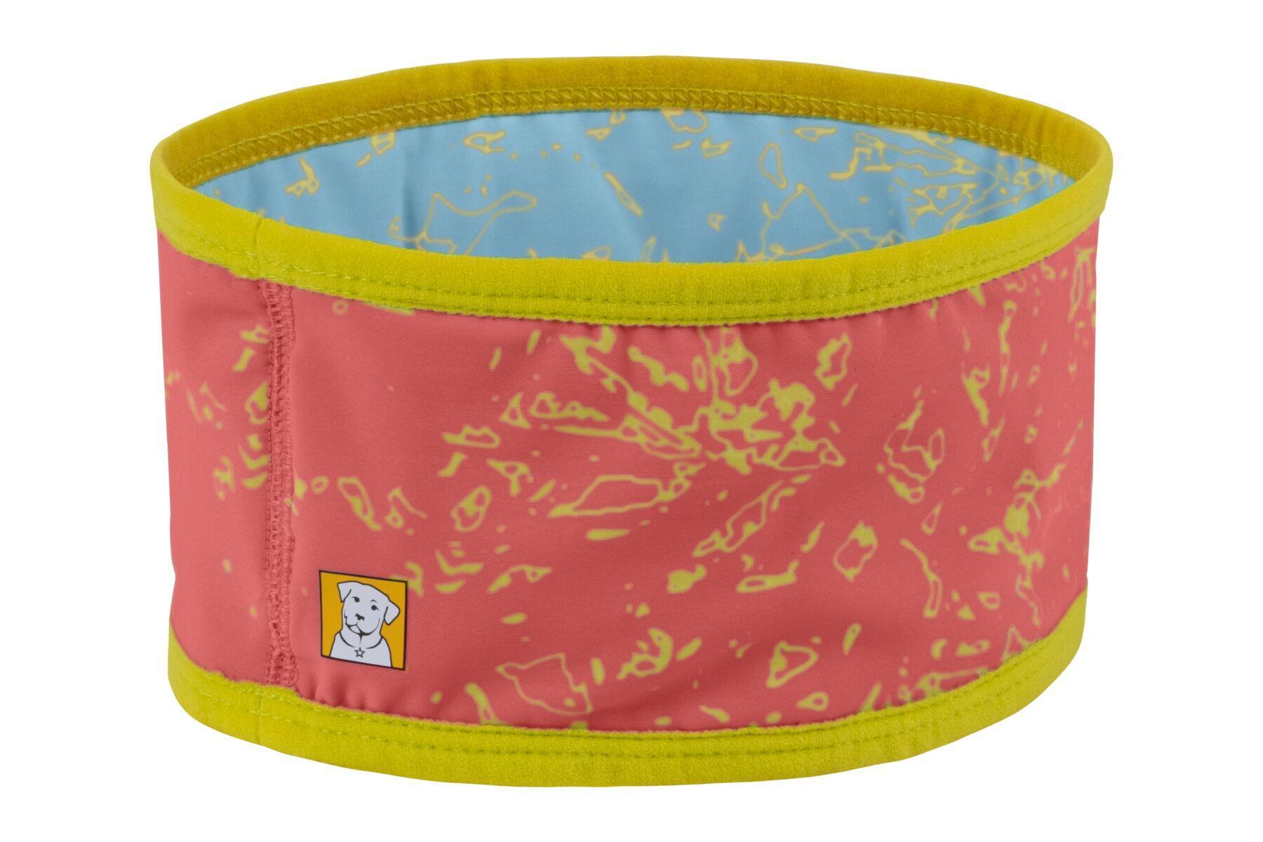 Ruffwear Swamp Cooler Neck Gaiter for Dogs, Salmon Pink/ Blue Mist, Large (**)