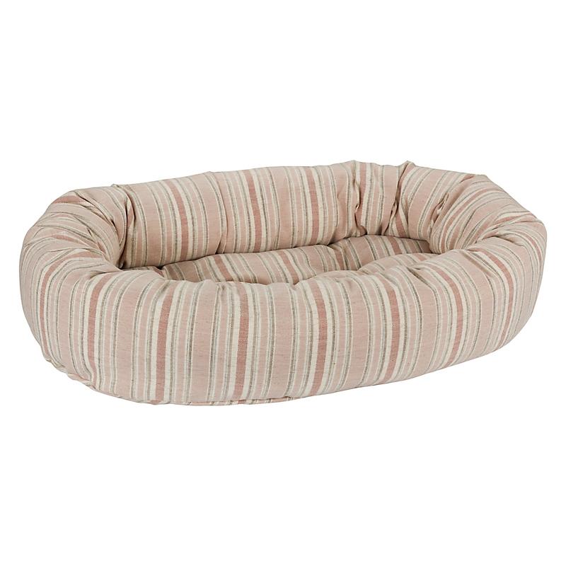 Bowsers Donut Pet Bed, Sanibel Stripe, Large