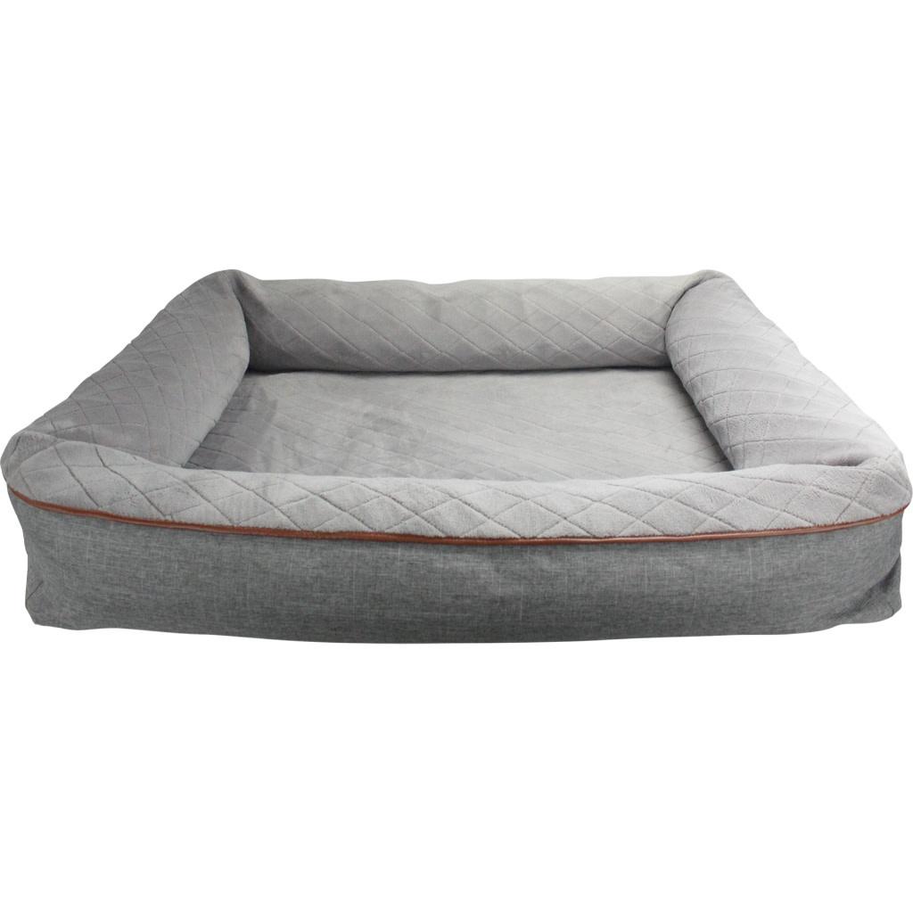 BeOneBreed Snuggle Pet Bed, Gray, Large