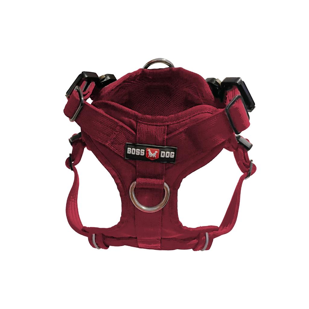 Boss Dog Tactical Dog Harness, Red, Large