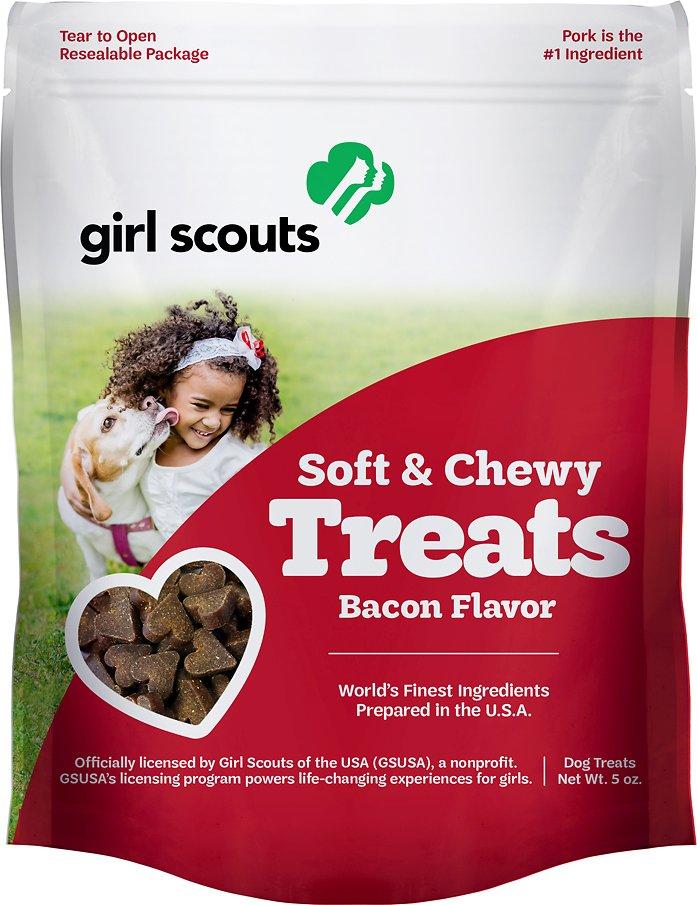 Girl Scouts Bacon Soft & Chewy Dog Treats, 5-oz