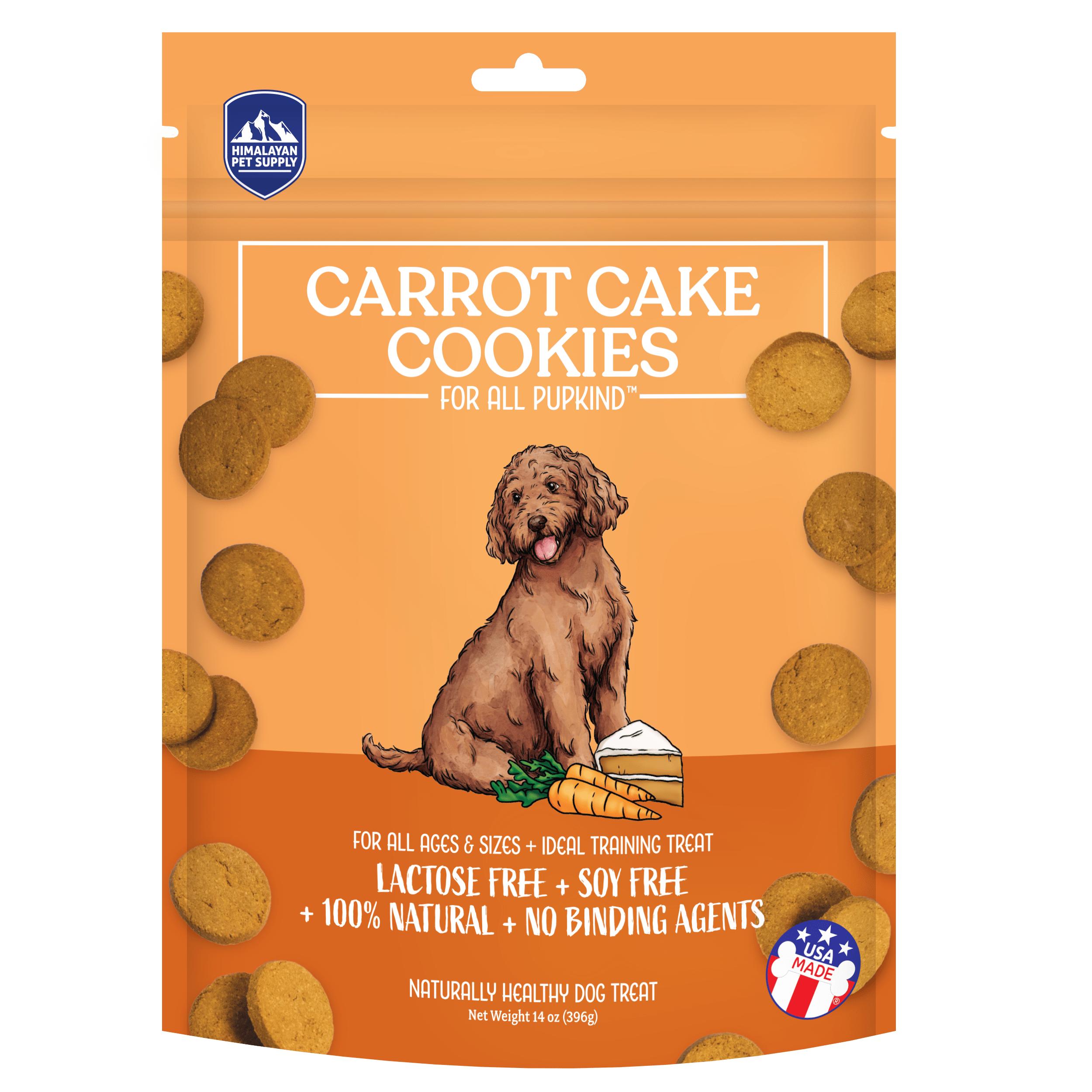 Himalayan Pet Supply Carrot Cake Cookies Dog Treats, 14-oz