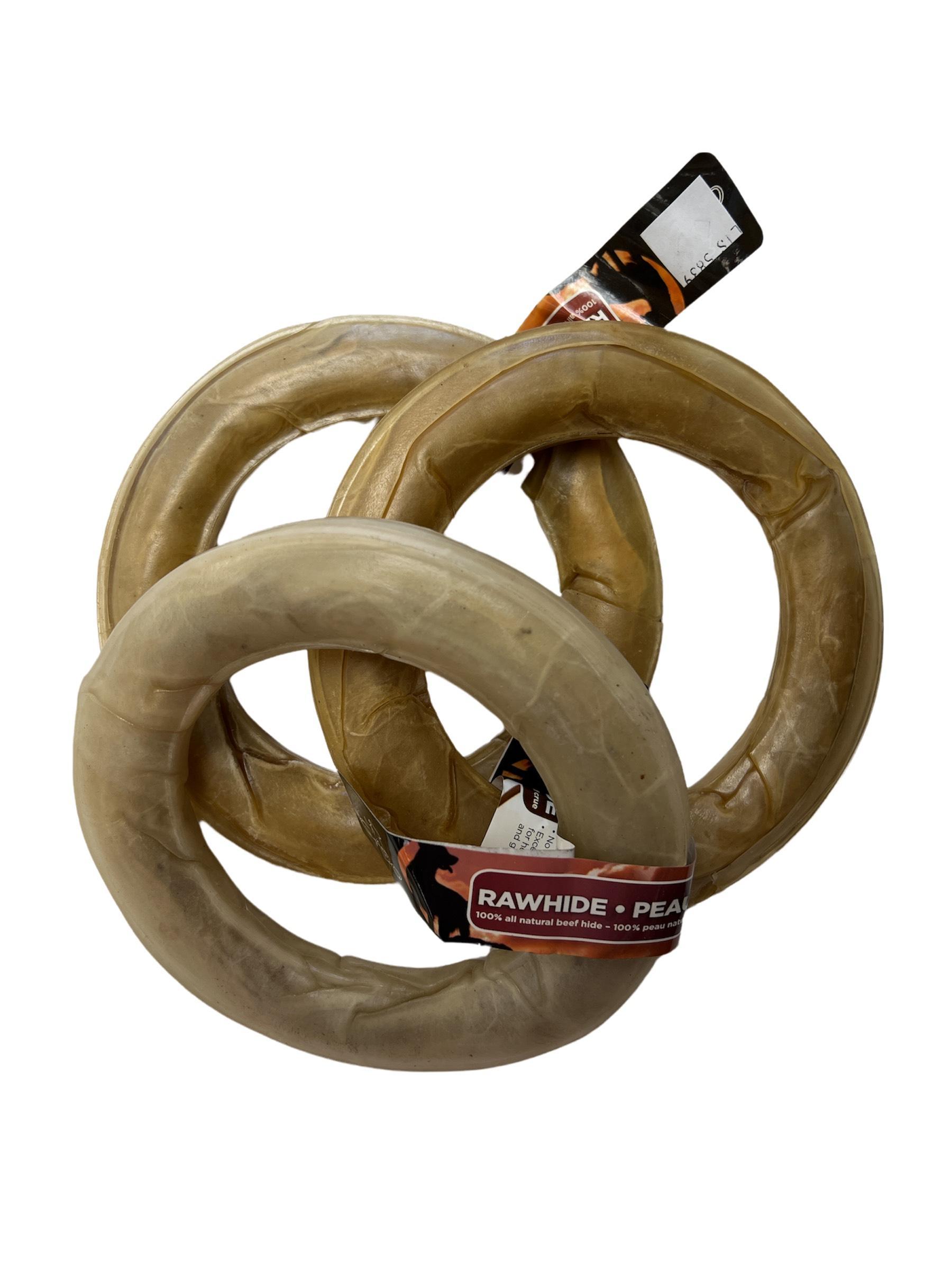 Gabo Pressed Ring Dog Treats, 6-in