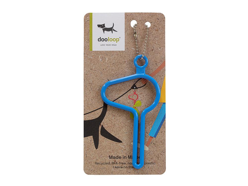 The Dooloop Hands-Free Dog Poop Bag Holder, New Blue