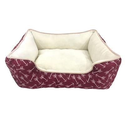 Slumber Pet Cuddler Pet Bed, Arrow Print, 19-in