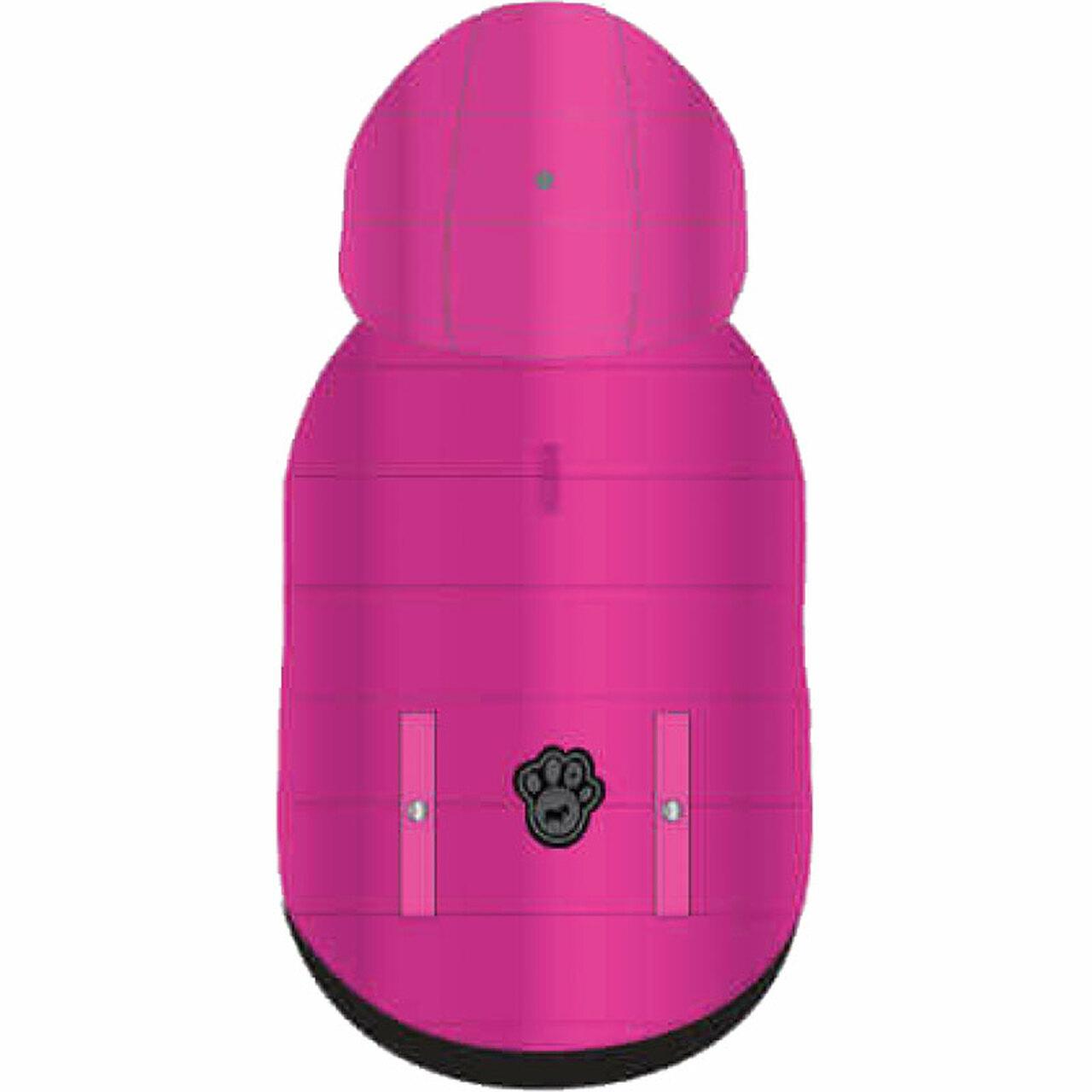 Canada Pooch North Dog Parka, Shiny Pink, 10