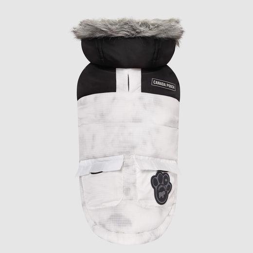 Canada Pooch Eco+ True North Dog Parka, Marble, 28