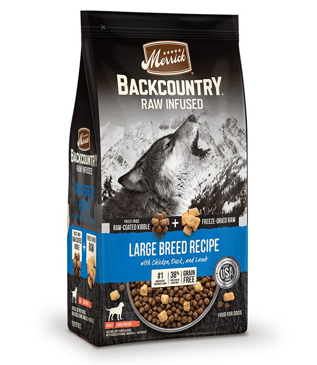 Merrick Backcountry Raw Infused Large Breed Recipe Dry Dog Food