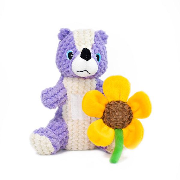 Patchwork Pet Blossom the Skunk Dog Toy, 15-in