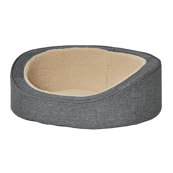 MidWest Quiet Time Deluxe Hudson Pet Bed, Gray, X-Small