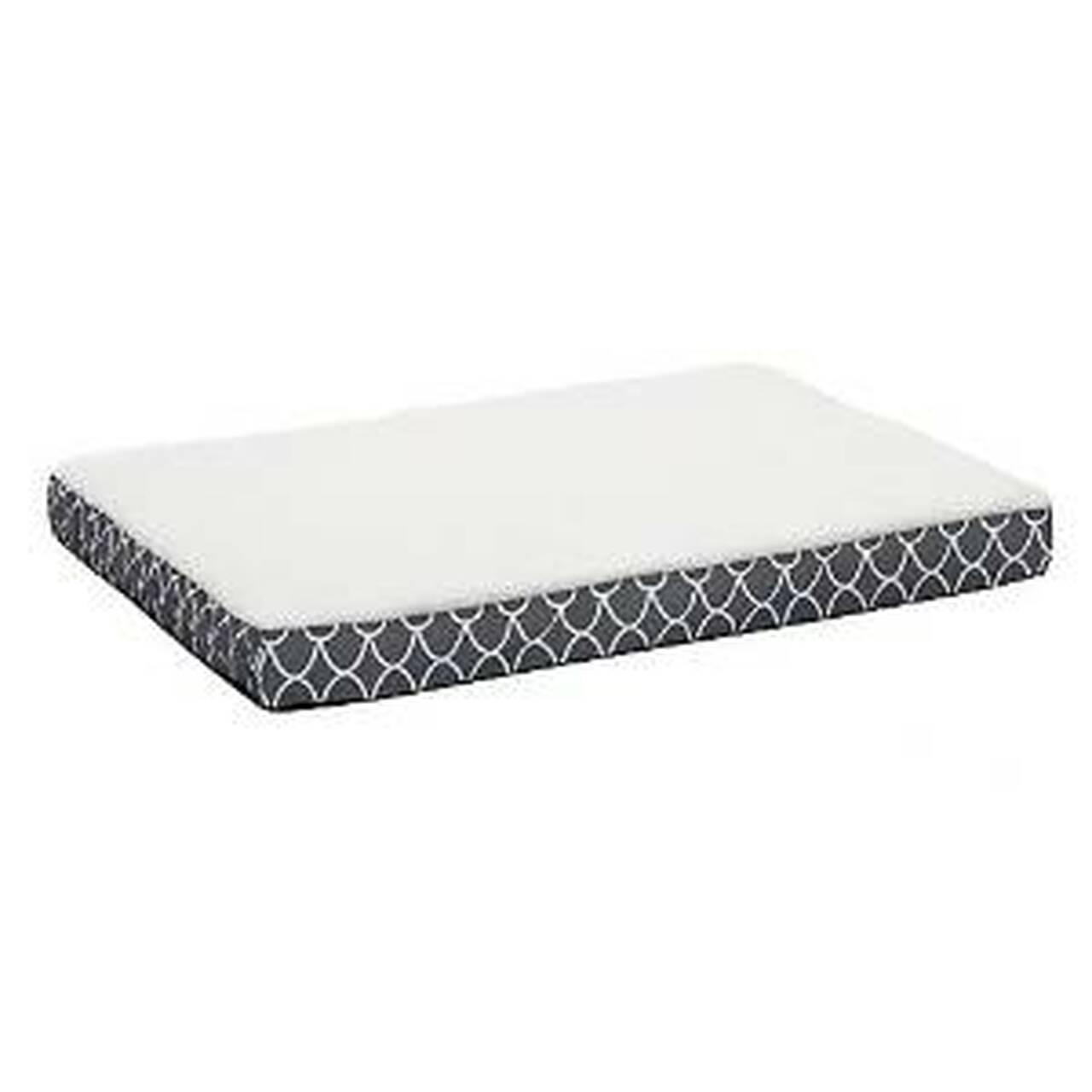 MidWest QuietTime Double Orthopedic Pet Bed, Gray, 36-in